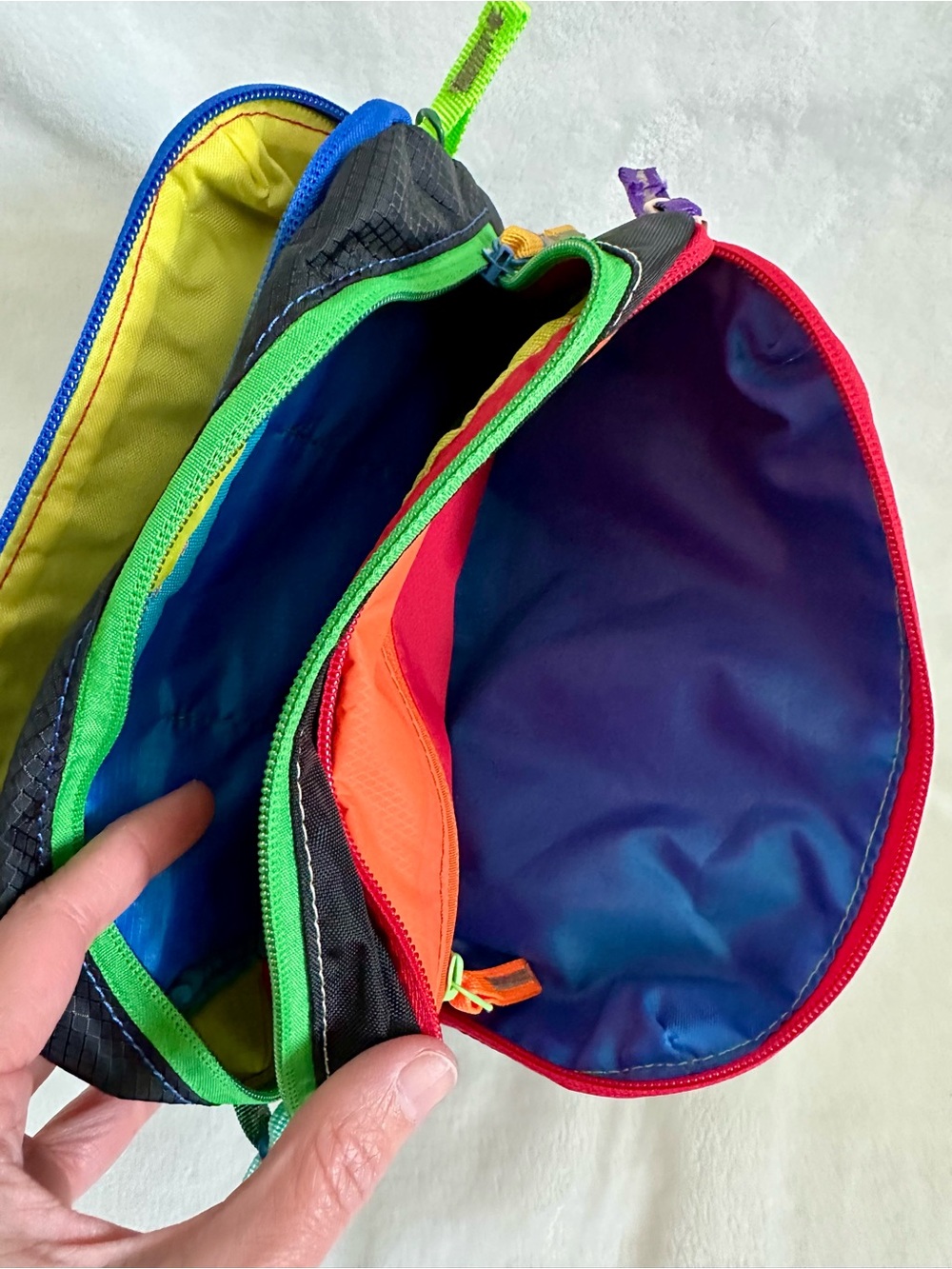 Cotopaxi Black Essentials Bag with Green & Pink Accents - Picture 4 of 4
